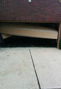 Garage Door Off Track Near Manchaca